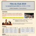 F�te du club - Samedi 22 Juin 2019 (12h30-17h)