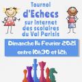 Tournoi par internet des Scolaires du Val Parisis - Dimanche 14 f�vrier 2021